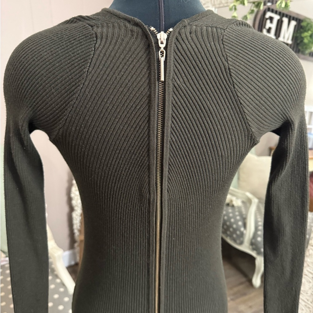 Dynamite • Full Zipper Back Bodycon Dress - Picture 4 of 8